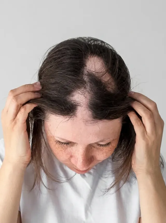 Alopecia Areata — Antes